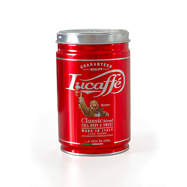 Classic 250gr ground coffee in a tin
