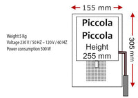 Piccola piccola dimensions NEW