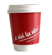 Lucaffe 50 x Takeaway Cups and Lids