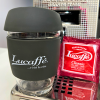 Limited Edition Lucaffè 12oz Reusable takeaway cup (Black)