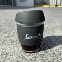 Limited Edition Lucaffè 12oz Reusable takeaway cup (Black)