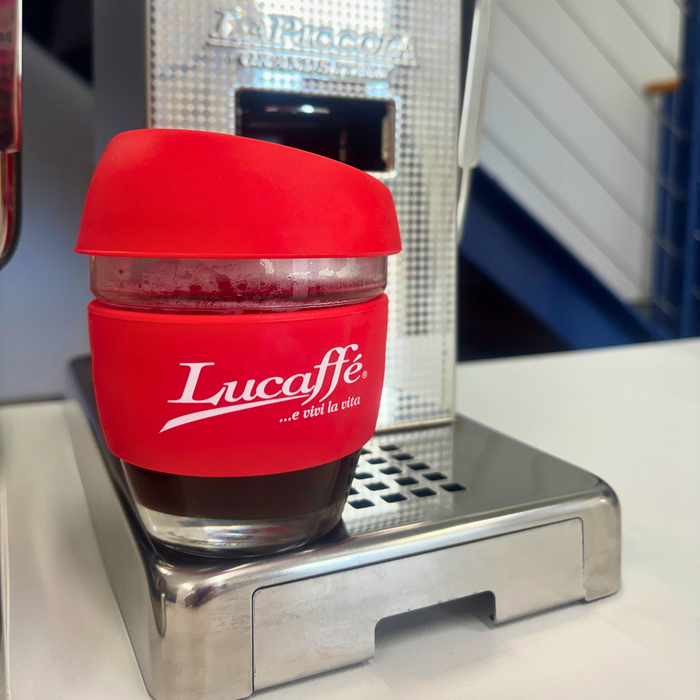 Limited Edition Lucaffè 8oz Reusable takeaway cup (Red)