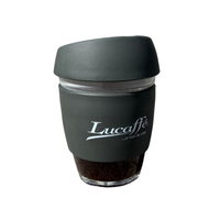 Limited Edition Lucaffè 12oz Reusable takeaway cup (Black)