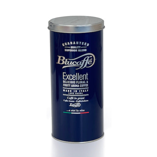 Blucaffe 500gr tin of coffee beans