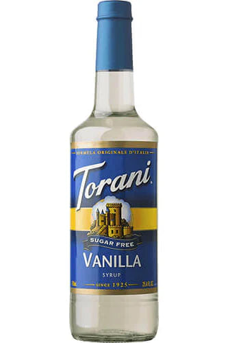 Torani Vanilla Sugar Free Syrup 750ml