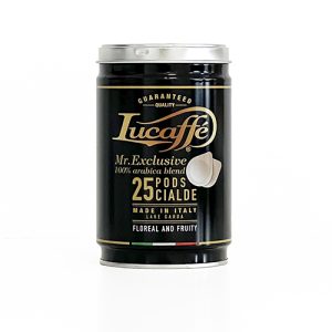 Lucaffe Mr Exclusive NEW tin of 25 ESE coffee pods