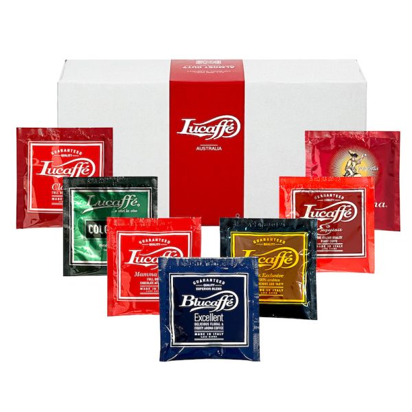 The Lucaffe Taster 42 ESE coffee pods 6 of each pod